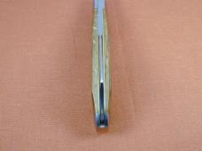 Schatt & Morgan 2023 Sawcut Worm Hole Chestnut Wood Cotton Sampler Knife Rare 01CNSC USA Made