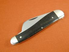 Titusville Cutlery 2024 Smooth Gabon Ebony Wood Rooster Comb Farmer Knife Rare 1 of 70 COA USA Made