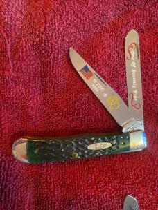 6 case knives (5 trapper 1 mini) 