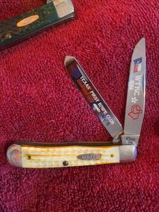 6 case knives (5 trapper 1 mini) 