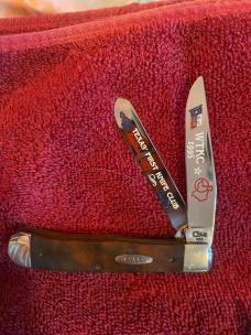 6 case knives (5 trapper 1 mini) 