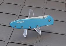 Kershaw Leek A/O Flipper Knife Teal Aluminum Handle 1660TEAL - New