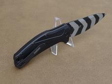 Kershaw Link A/O Knife Black Aluminum Handle Tiger Stripe 20CV Blade - NEW