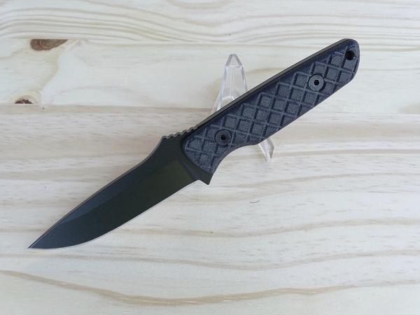 Spartan Blades Alala Fixed Blade Knife Black Micarta Black Carbon Steel Blade - NEW