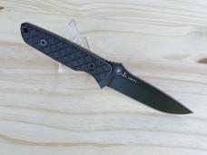 Spartan Blades Alala Fixed Blade Knife Black Micarta Black Carbon Steel Blade - NEW