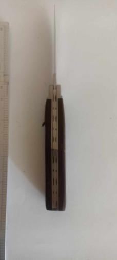 RUSSIAN LEVER LOCK SWITCHBLADE Knife automatic folding "Sniper" (wood handle) Pirate 