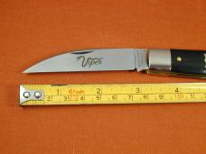 Great Eastern Cutlery GEC Smooth Gabon Ebony Wood Viper Knife 1 of 347 Made In USA NIT 470123