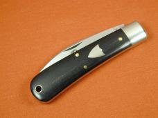 Great Eastern Cutlery GEC Smooth Gabon Ebony Wood Viper Knife 1 of 347 Made In USA NIT 470123