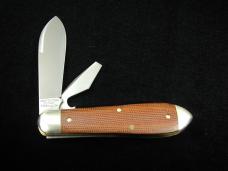 Great Eastern Cutlery GEC Natural Canvas Micarta Crown Lifter Knife 1 of 618 Made In USA 852221CL