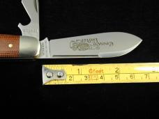 Great Eastern Cutlery GEC Natural Canvas Micarta Crown Lifter Knife 1 of 618 Made In USA 852221CL