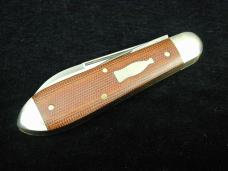 Great Eastern Cutlery GEC Natural Canvas Micarta Crown Lifter Knife 1 of 618 Made In USA 852221CL