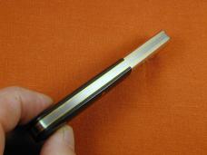 Great Eastern Cutlery GEC Red & Black Linen Micarta Acorn Barlow Knife 1 of 431 Made in USA 861121