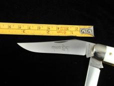 Great Eastern Cutlery GEC Yeti Ivory Acrylic Bayou Trapper Knife 1 of 488 NIT Made in USA 888222