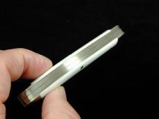 Great Eastern Cutlery GEC Yeti Ivory Acrylic Bayou Trapper Knife 1 of 488 NIT Made in USA 888222
