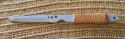 Early Jay Bigler leather-wrapped fixed-blade knife
