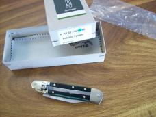 Hubertus Knife Solingen, Germany Small 08 Rare Green Smooth Bone 5 3/4 " Open Lilyput NIB