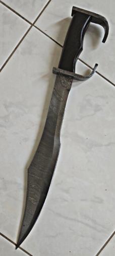 Damascus SPARTAN SWORD of King LEONIDAS 