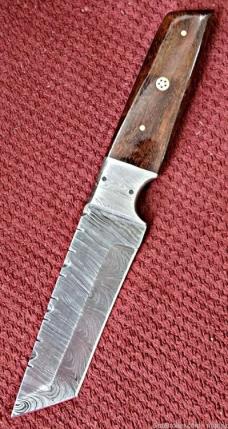 Damascus FULL TANG TANTO design knife. 