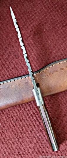 Damascus FULL TANG TANTO design knife. 