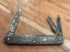 Rare Vintage J Koesters 3 Blade Early 1900's German Made Pocket Knife 