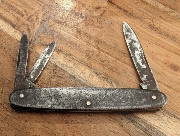 Rare Vintage J Koesters 3 Blade Early 1900's German Made Pocket Knife 