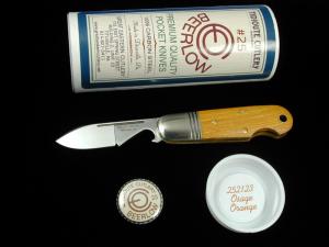Great Eastern Cutlery GEC Smooth Osage Orange Wood Beerlow Barlow Knife 1 of 292 Made in USA 252123