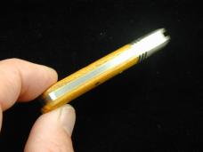 Great Eastern Cutlery GEC Smooth Osage Orange Wood Beerlow Barlow Knife 1 of 292 Made in USA 252123
