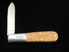 Great Eastern Cutlery GEC Rose Gold Acrylic TC Barlow Knife 1 of 217 USA Made 152121  