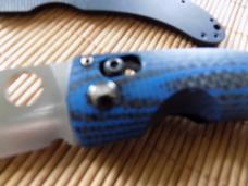 Never Used Benchmade #746 Onslaught Knife with custom handles