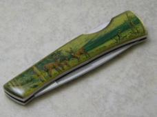 Case XX USA 1994 059L Deer Scene Lockback Knife NIB