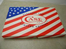 Case XX USA 1992 Election Lmtd. Ed. Dr61131 Bone Canoe Knife w/Shirt Pins