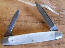 4 Line Camillus Pearl Pen Knife NY 