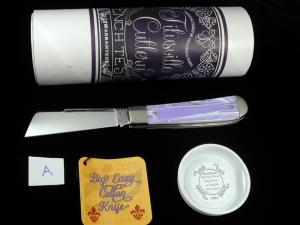 Titusville Cutlery 2024 Magic Potion Acrylic Big Easy Long Pull Cotton Knife Rare 1 of 30 USA Made