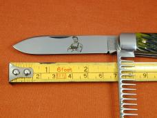 Great Eastern Cutlery GEC Spring Green Jigged Urban Jack Knife 1 of 695 Made in USA 152221