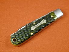 Great Eastern Cutlery GEC Spring Green Jigged Urban Jack Knife 1 of 695 Made in USA 152221