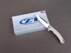 Zero Tolerance 0450 Flipper Knife Titanium Handle S35VN Blade - New