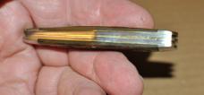 Western B364 Split Back Spring Picked Bone 3 Blade Serpentine Whittler 1950's Tight Loud Snap Ouch!