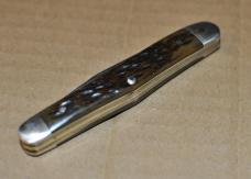 Western B364 Split Back Spring Picked Bone 3 Blade Serpentine Whittler 1950's Tight Loud Snap Ouch!