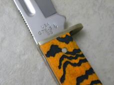 Case XX USA 678-3 1/2 Bengal Tiger Stripe Fixed Blade Knife in Box w/ Leather Sheath