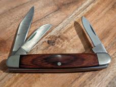 Stunning Rosewood Handle Bear MGC 3 Blade Stockman