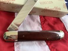 1 of30 -Robeson 1999 Jumbo Jack Knife w/ Wine Wood Handles -NOS in orig box & Minty