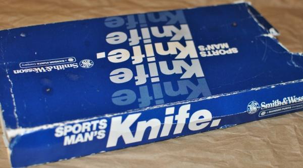 S&W Vermont Knife Co. Made American Series 6085 Mint Box 440SS 8 1/2" Leather Sheath 1981 Era