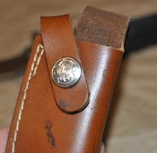 S&W Vermont Knife Co. Made American Series 6085 Mint Box 440SS 8 1/2" Leather Sheath 1981 Era