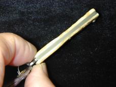 Great Eastern Cutlery Sambar Stag Keychain Knife 052121 NIT Stainless Spear Point Made In USA
