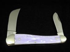 Titusville Cutlery Smooth Magic Potion Acrylic Rooster Comb Farmer Knife 1 of 70 COA USA Made 2024