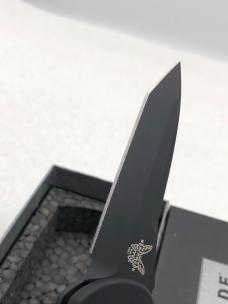 Benchmade 9501BK Mini Stryker Push Button Auto Knife Made In USA New In Box