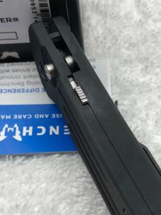 Benchmade 9501BK Mini Stryker Push Button Auto Knife Made In USA New In Box