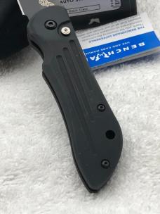 Benchmade 9501BK Mini Stryker Push Button Auto Knife Made In USA New In Box