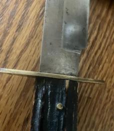 J. RUSSELL & CO GREEN RIVER WORKS 1800's BOWIE (FROM MY COLLECTION) Sale priced now ***SELL