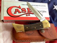 1989 Case xx Shark Tooth Folding Hunter w/ Wood Handles (P197 L SSP) 
